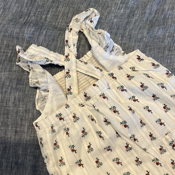 Janie and JackEyelet Floral Jumpsuit 6-12 Months Baby - Picture 3 of 4